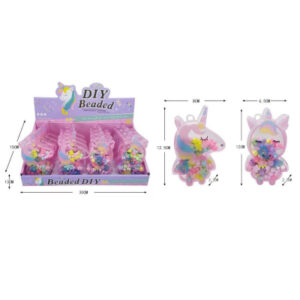 PEARLS IN CASE, UNICORN BOX 16 PCS CASE 13CM HIGH