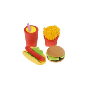 ERASER FAST FOOD 4PCS