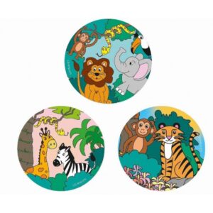 NOTEBOOK WILD ANIMALS PP BAG 48 PCS 8CM
