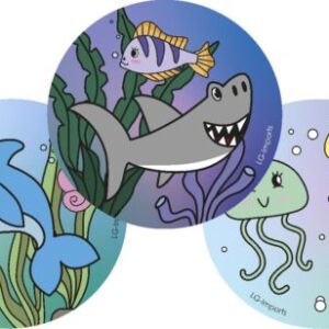 NOTEBOOK SEA ANIMALS  BAG 48 PCS 8CM