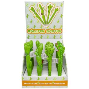 BALLPEN CACTUS BOX 24 PCS 16CM