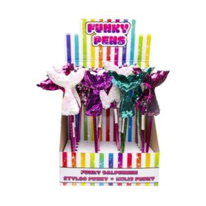 BALLPEN SEQUIN MERMAID TAIL BOX 24 PCS 26.5CM