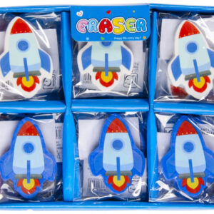 ERASER SPACE ROCKET BOX 36 PCS 5CM