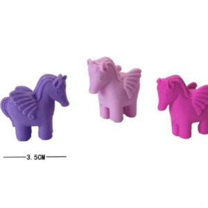 ERASER STANDING UNICORN 3.5X3.5CMBOX 48 PCS