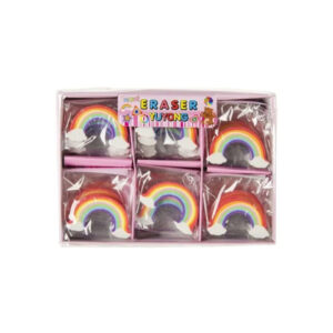 ERASER RAINBOW BOX 36 PCS 3X5X0.7CM