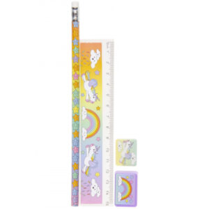 STATIONARY SET UNICORN BAG 24 PCS BAG 23X6CM