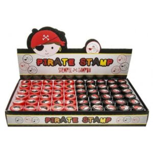 PIRATE STAMPS BOX 60 PCS 4X2.5CM