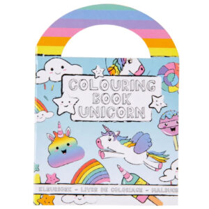 COL BOOK W STICKERS S UNICORN BAG 48 PCS BOOK 13X9.5CM