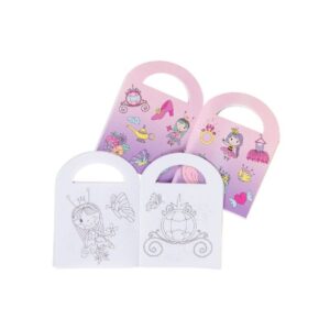 COL BOOK W STICKERS S PRINCESS BAG 48 PCS BOOK 13X9.5CM