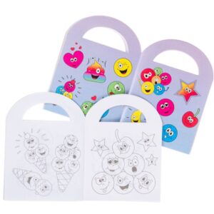 COL BOOK W STICKERS S EMOTION FACE BAG 48 PCS BOOK 13X9.5CM