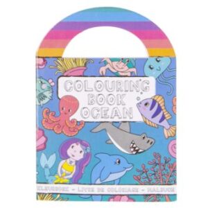 COL BOOK W STICKERS S SEA ANIMALS BAG 48 PCS BOOK 13X9.5CM