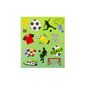 Stickers, Football Db 10X11.5Cm – 12Pcs Sticker