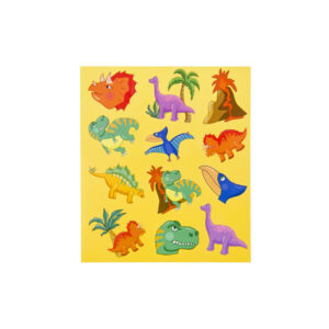 STICKERS, DINOSAUR DB BOX 120 PCS 10X11.5CM – 12PCS STICKER