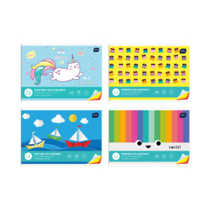 Muliti-Coloured Paper Pad A4 10