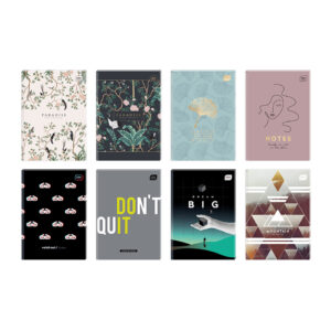 Hardcover Notebook A5 96 # Mixed Designs
