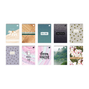 Spiral Notebook A6 100 # (Horizontal Spiral)