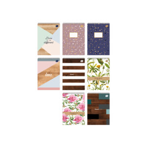 Spiral Notebook A4 100 # (Horizontal Spiral)