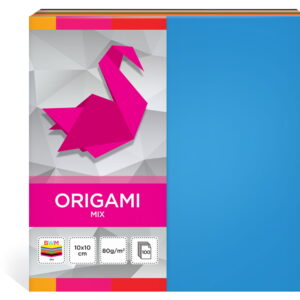 Origami 10X10Cm Fluo+Pastel A’100