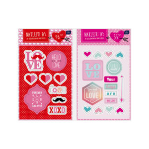 Stickers A5 Set Of 4 Sheets Valentine’S Day