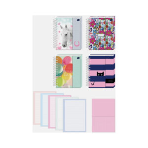 Diary B6 100  Spiral With Magnetic Closure