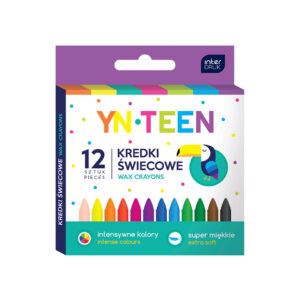 Wax Crayons 12Kol. Yn Teen
