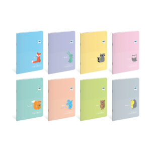 Notebook  A5 16 = B&B Kids Pastel