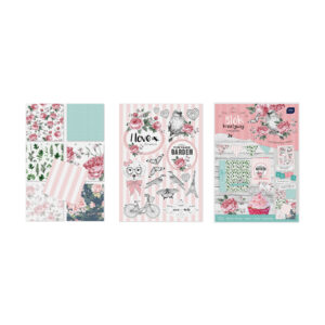 Creative Pad With Stickers A4  Botanique