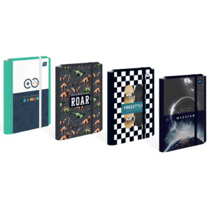 Hardcover File Folder With
Elastic  A4+ Boys