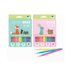 Watercolor Pen Triangular 12 Bb Kids Pastel