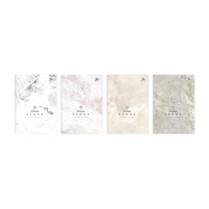 Hardcover Notebook A4 96# M 70G Metallic Stone