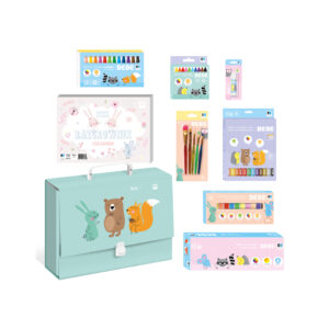 Spiral Notebook A5 100 # W/ Perforation Metallic Satin Gold