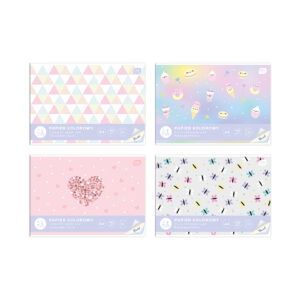 Multi-Coloured Paper Pad A4 10 Pastel