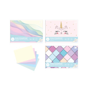 Multi-Coloured Drawing Pad A4 10 Pastel