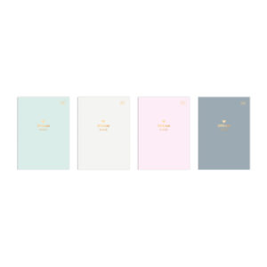 Perfect Bound Notebook A5 96 # Hs Colour-Dyed Cardboard Cover