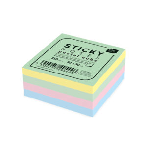 Sticky Notes Cube 250 50X50 Pastel