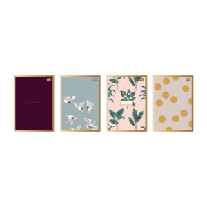 Hardcover Notebook A6 96 # Metallic Satin Gold