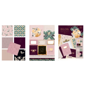 Creative Pad With Stickers A4 18 Satin Gold