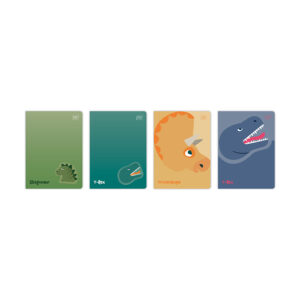 Exercise book A5 16 colors 
DINOSAURUS