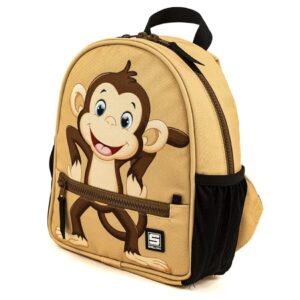 Preschool backpack Happy monkey 29 x 9 x 23 cm, 2-5 yo