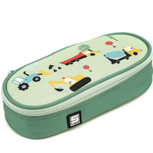 Pencil case tube Machines10 x 23 x 5 cm, age 2+