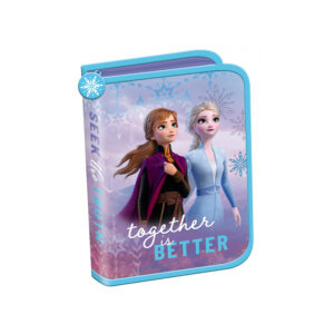 Pencil case with flaps  FROZEN VIOLET
