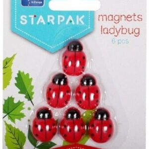 MAGNET LADYBUG 6 PCS