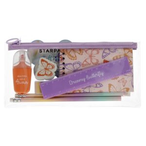Stationery Set: Pencil Case, Eraser, Sharpener