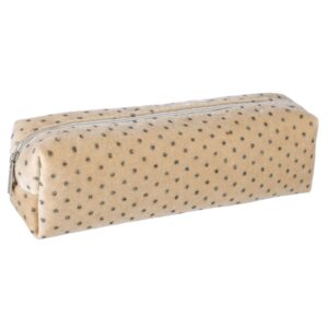 PLUSH PENCIL CASE STK BEIGE CRISTAL
