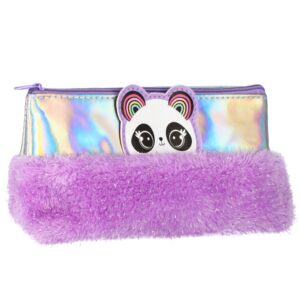 PENCIL CASE WITH PLUSH STK PANDA