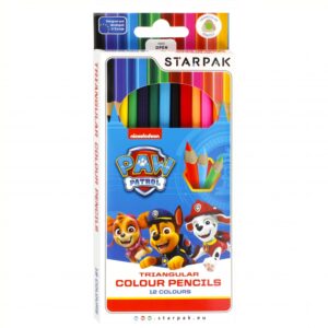 TRIANGULAR COLOUR PENCILS 12 COL.