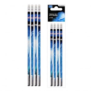 PENCIL WITH ERASER 4 PCS