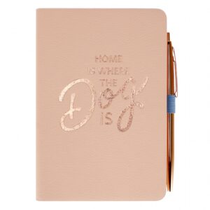 SET NOTES 11×16,5CM WITH BALLPEN ROSE GOLD