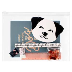 STATIONERY SET: PENCIL CASE, NOTEBOOK A5, MEMO PAD, PENCILS 2 PCS AN MORE