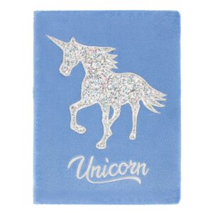 PLUSH NOTEBOOK UNICORN A5